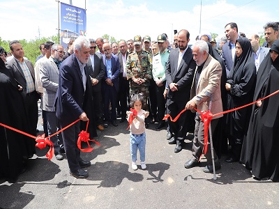 فاز سوم کمربندی نسیم شمال قزوین و بهره برداری از ۱۴۰ دستگاه ناوگان حمل و نقل عمومی افتتاح شد