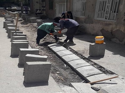 مرمت ۷۰ متر از جداول فرسوده معابر ناحیه شهید بهشتی در شهریور ماه